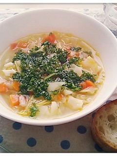 水でつくる旬野菜のスープ-レシピのメイン写真