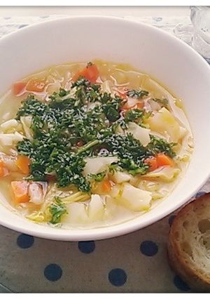 水でつくる旬野菜のスープ-レシピのメイン写真