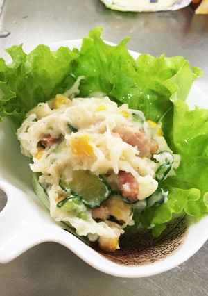 カップスープの素でポテトサラダ-レシピのメイン写真