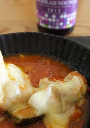 鶏肉の和風トマト煮チーズかけ-レシピのメイン写真