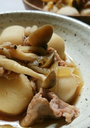 ほっこりん♡豚肉と里芋の炒め煮♪-レシピのメイン写真