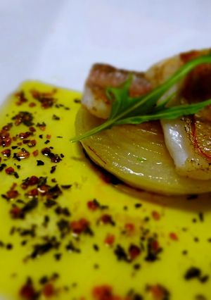 タイのポワレ　バジルとバターのソース-レシピのメイン写真
