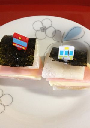 チーズとハムのお餅サンド-レシピのメイン写真
