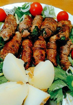 牛肉で春を巻こう-レシピのメイン写真