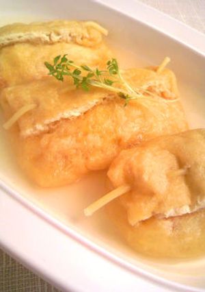 具入りお揚げのコンソメ煮-レシピのメイン写真