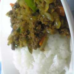 รูปของ 美味しいよ♡ナスのドライカレー（≧艸≦）