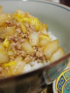 *白菜とひき肉のそぼろあんかけ*-レシピのメイン写真