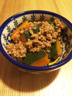八方だしでかぼちゃとひき肉の煮物-レシピのメイン写真