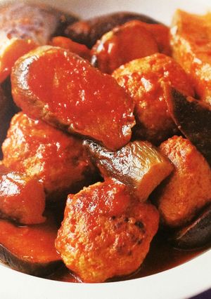 ナスとひき肉のトマト煮-レシピのメイン写真