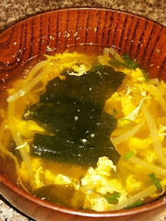 モヤシと卵の中華スープ❗-レシピのメイン写真
