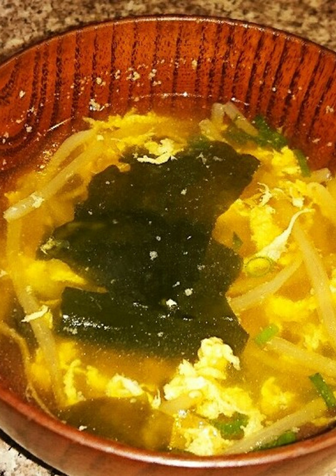 モヤシと卵の中華スープ❗-レシピのメイン写真