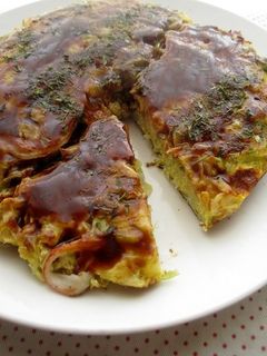 キャベツたっぷりお好み焼き風玉子焼き-レシピのメイン写真