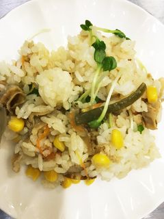 ホタテのひもまぜごはん-レシピのメイン写真
