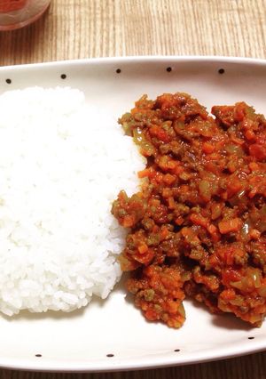 フライパン1つで簡単!ドライカレー-レシピのメイン写真