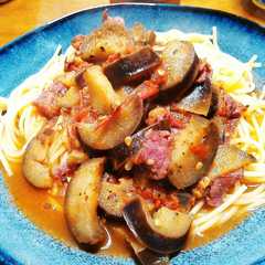 茄子とトマトのパスタ-レシピのメイン写真