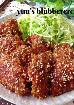 超→おすすめ♡ネギ味噌ソースのチキンカツ-レシピのメイン写真