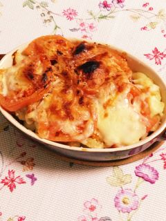 トマトとジャガイモのピザ風グラタン-レシピのメイン写真