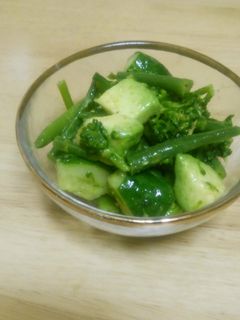 緑野菜のサラダ-レシピのメイン写真