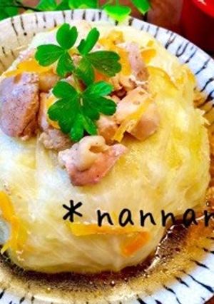 お釜にポンっ♡ただのまるごとキャベツ♡-レシピのメイン写真