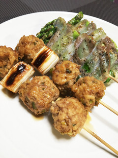 鶏つくねとアスパラの肉巻き-レシピのメイン写真