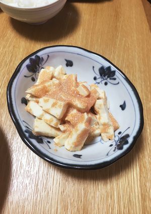 やみつき☆ たらこマヨネーズの山芋短冊-レシピのメイン写真