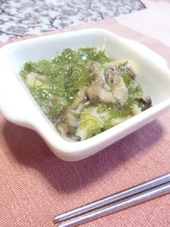 めかぶと舞茸の酢の物-レシピのメイン写真