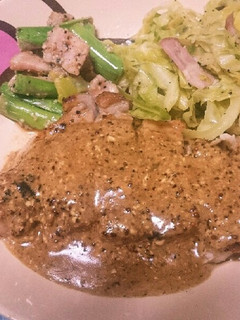 ポークステーキ粒マスタードソース-レシピのメイン写真