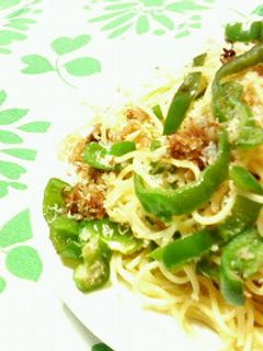 ピーマンとしらすの☆和心パスタ♪♪-レシピのメイン写真