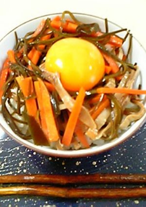 クセになるかも?松前漬け丼-レシピのメイン写真