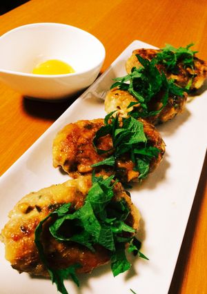 じゅーしーフワフワ!!大葉入り月見つくね-レシピのメイン写真