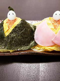 5分で飾れる！簡単な雛人形のちらし寿司-レシピのメイン写真