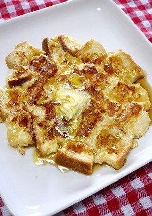 固い食パンがふっくらフレンチトーストに！-レシピのメイン写真