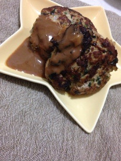 ほうれん草と豆腐のハンバーグ(ノv`*)-レシピのメイン写真
