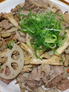 超簡単!れんこん 舞茸 豚肉炒め-レシピのメイン写真