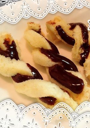 スライス生チョコレートのスティックパン☆-レシピのメイン写真