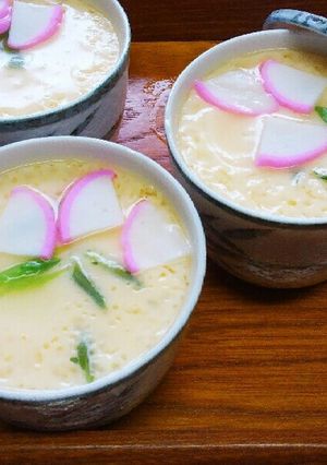 はまぐりお吸い物インスタントで茶碗蒸し❤-レシピのメイン写真
