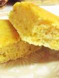 天板で焼く　ふわふわバナナケーキ