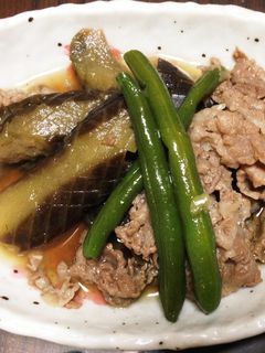 なすと牛肉の煮物-レシピのメイン写真