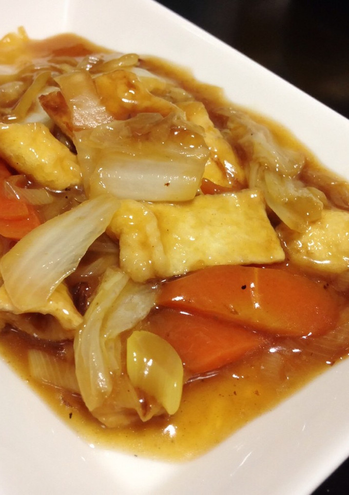 白菜と油揚げのあんかけ風煮-レシピのメイン写真