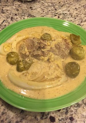 豚肉ととろとろ白菜のマスタード煮-レシピのメイン写真