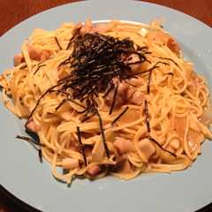 รูปของ 鶏とエリンギの和風パスタ
