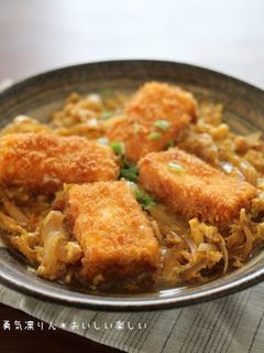 豆腐カツの卵とじ-レシピのメイン写真