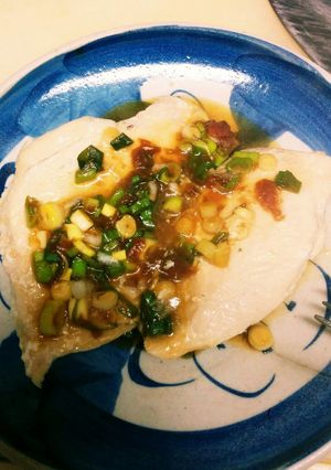 [減量]むね肉の梅醤油だれ-レシピのメイン写真