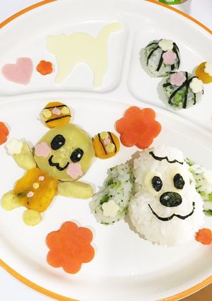 簡単！いないいないばあプレート-レシピのメイン写真