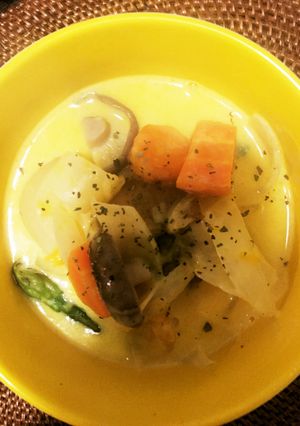 ごろごろ野菜の濃いクリームシチュー-レシピのメイン写真