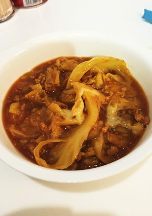 子どももパクパクキャベツのミートソース煮-レシピのメイン写真
