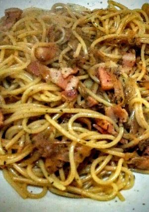 時短！あめ色玉ねぎスライスの味わいパスタ-レシピのメイン写真