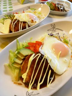 高野豆腐でヘルシー★和風ロコモコ丼-レシピのメイン写真