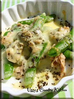 スナップえんどうのチーズ焼き♪-レシピのメイン写真