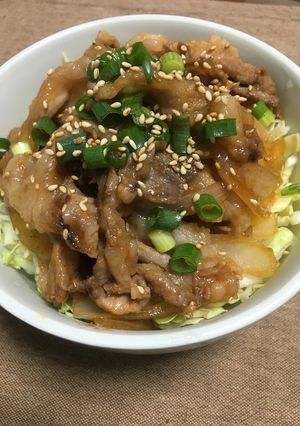 豚焼肉丼 コチュジャン風味-レシピのメイン写真